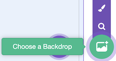 Choose a Backdrop Button