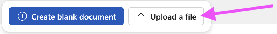 Upload Template